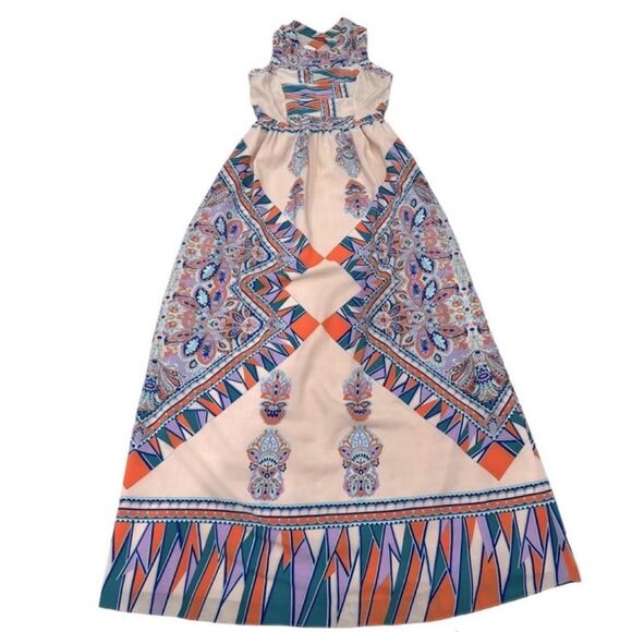 REVOLVE Lovers + Friends Blush Lilac Kitty Cat Cutout Criss Cross Slip Maxi - Picture 6 of 14